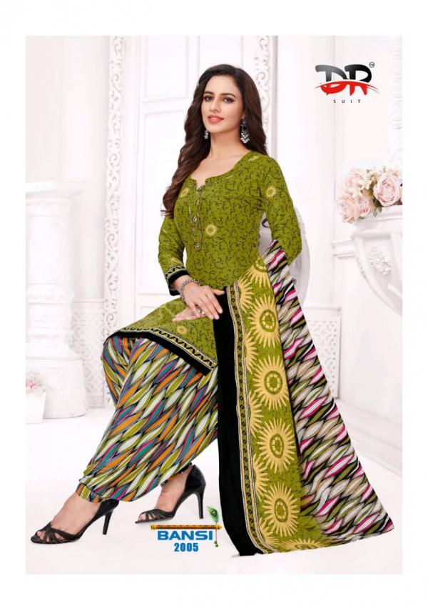 Dr. Bansi Vol-2 Cotton Designer Exclusive Patiyala Dress Material